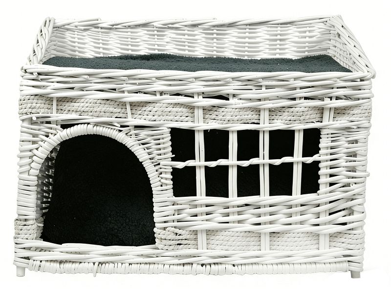 Cama natural para gatos/cama para mascotas de sauce blanco de doble-capa