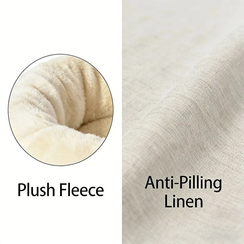Plush Donut Cat Bed With Recycled Memory Foam/pet Bed best