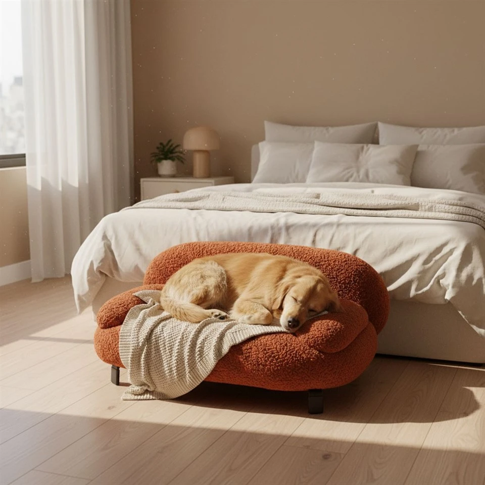 Vintage Velvet Pet Sofa high quality
